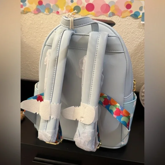 Loungefly Disney Pixar Up Carl & Ellie Balloon Mini Backpack with coin purse - Picture 4 of 5